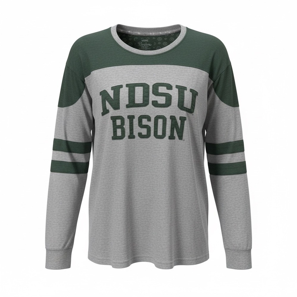 NDSU Bison Long Sleeve Tee‎ North Dakota State University Collegiate Women's L